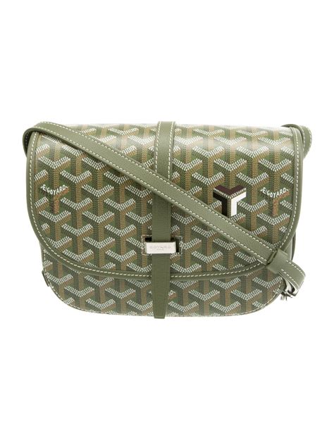 Goyard Khaki Goyardine Belvedere II PM 2022 